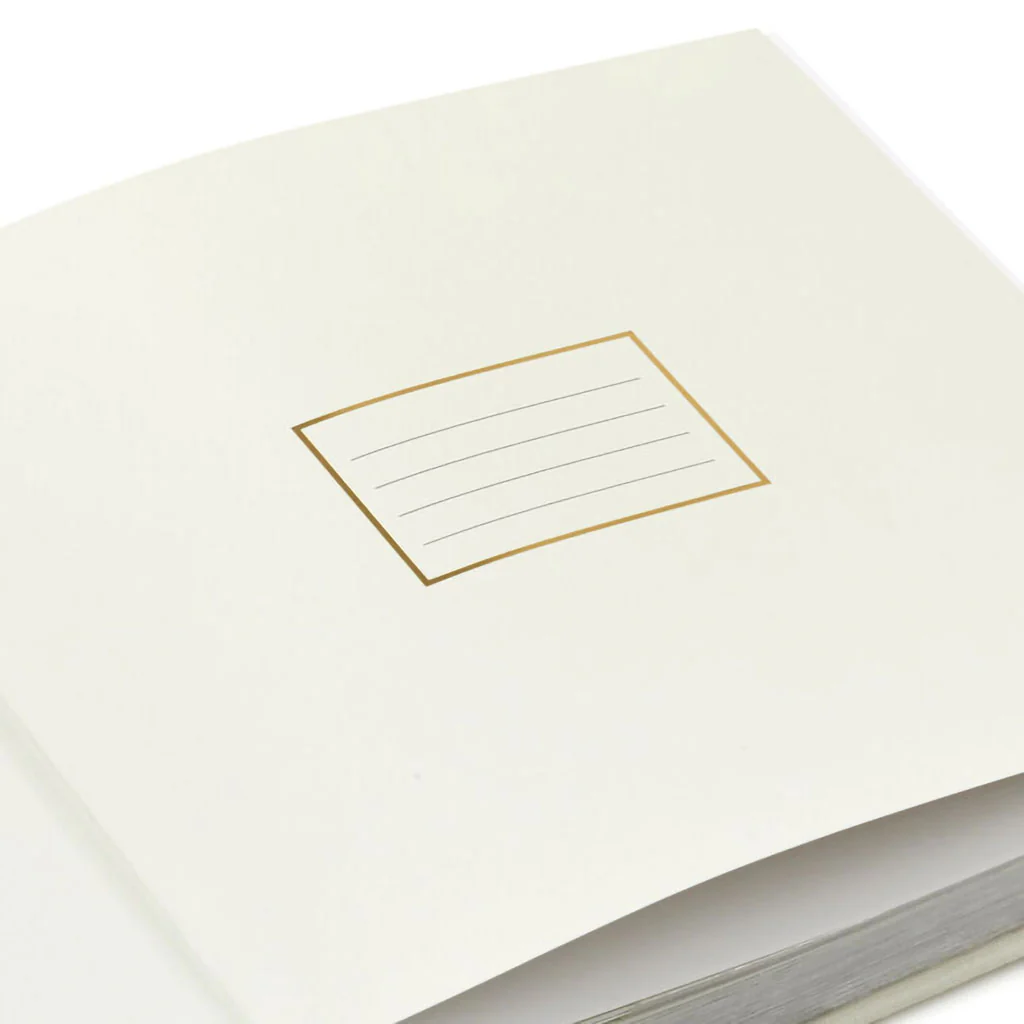 Hallmark : Today, Tomorrow, Always Gold on Cream Linen Photo Album - Image 2