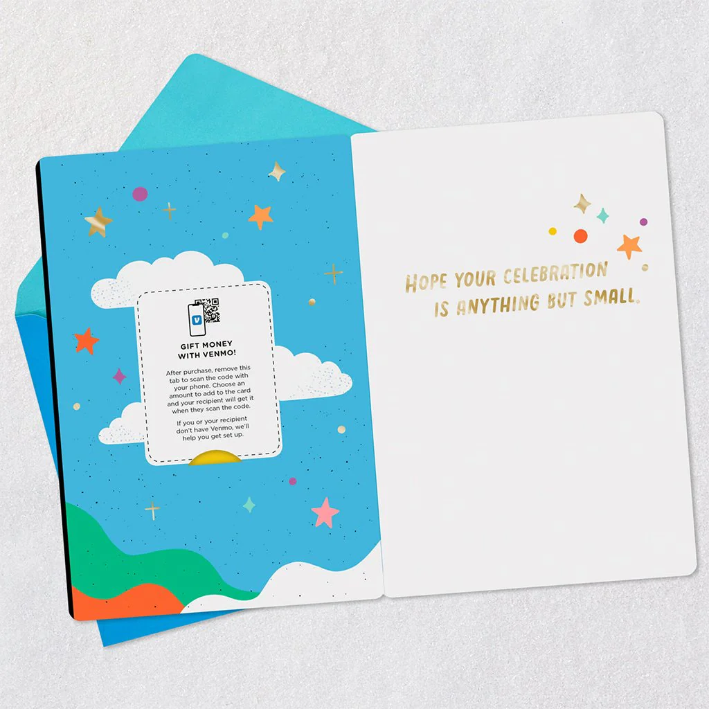 Hallmark : Wish Big Venmo Birthday Card - Image 3