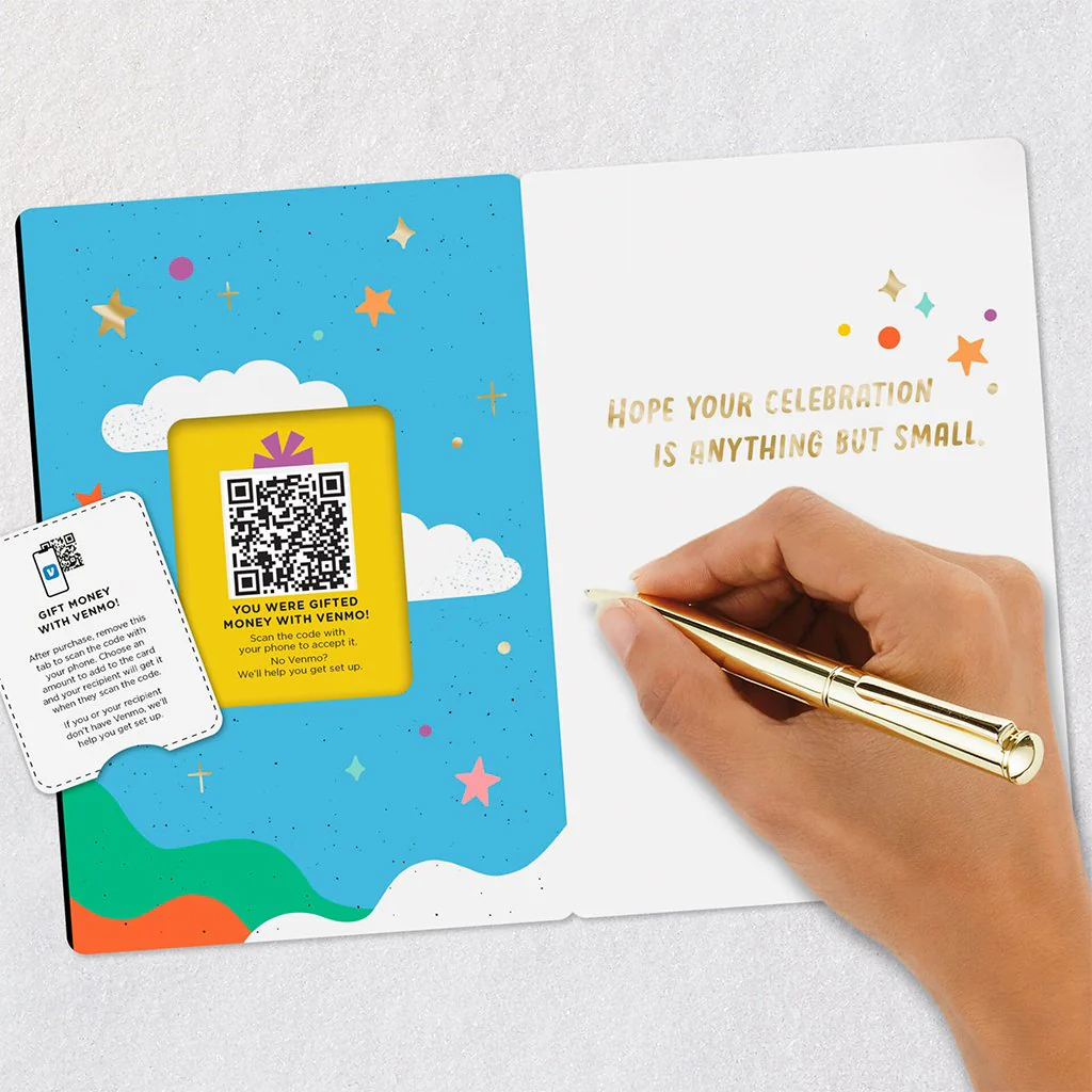 Hallmark : Wish Big Venmo Birthday Card - Image 8