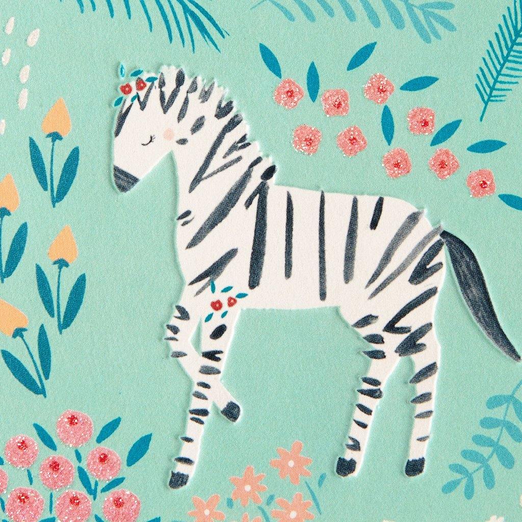 Hallmark : Zebra and Flowers Blank Note Cards, Pack of 10 - Image 3