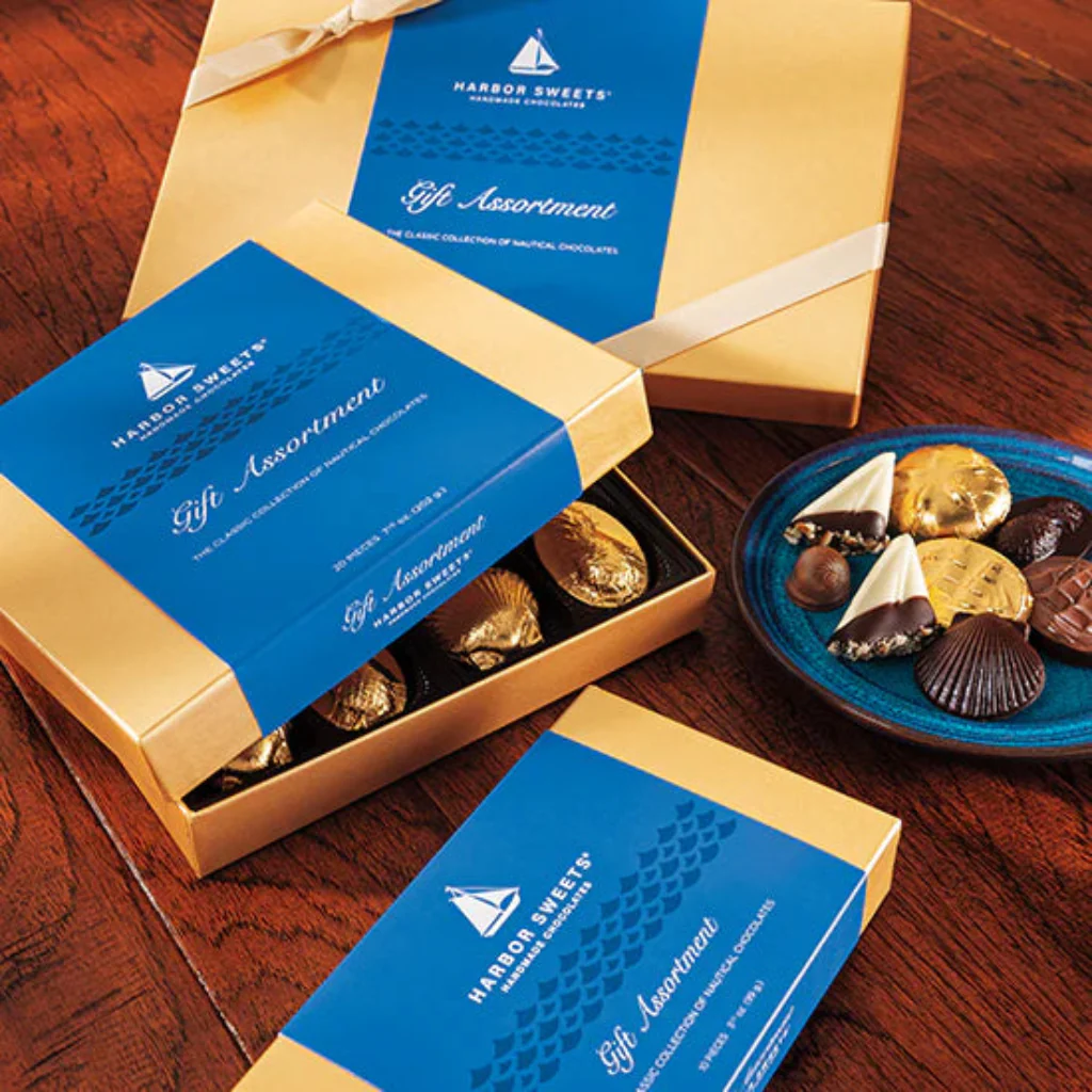 Harbor Sweets : Nautical Chocolate Gift Boxes - 10 PC