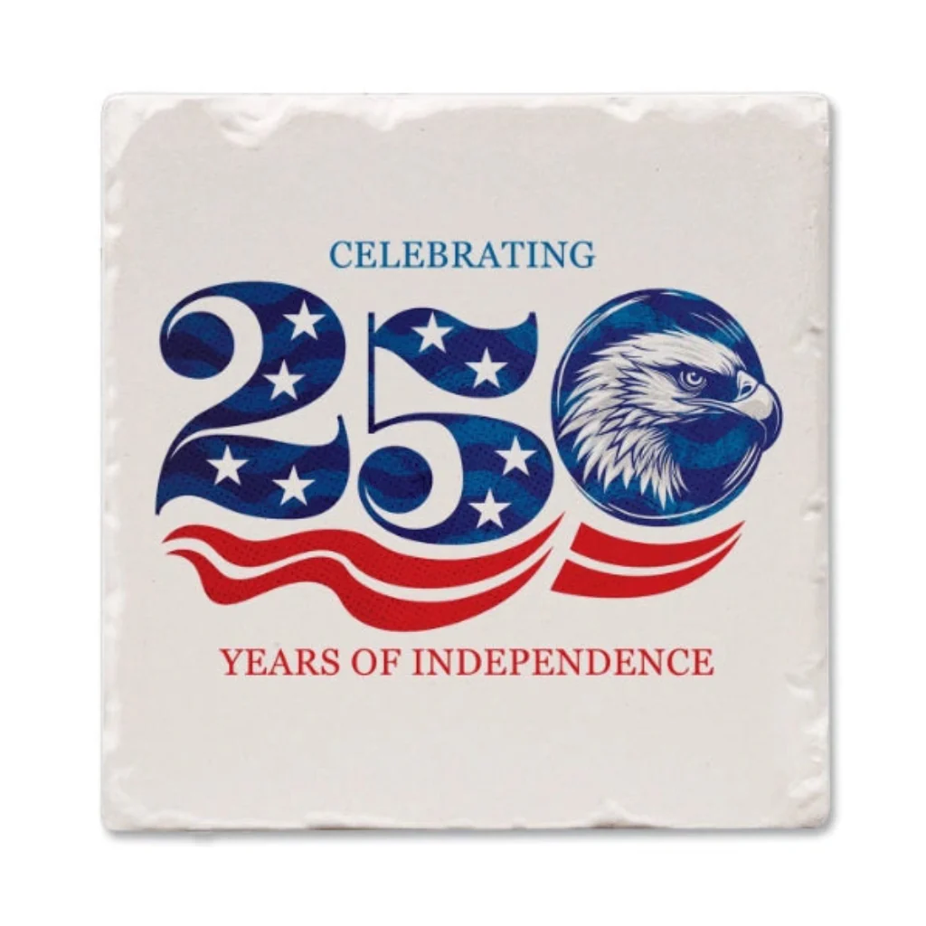 Highland : 250 Years Single Tumbled Tile Coaster