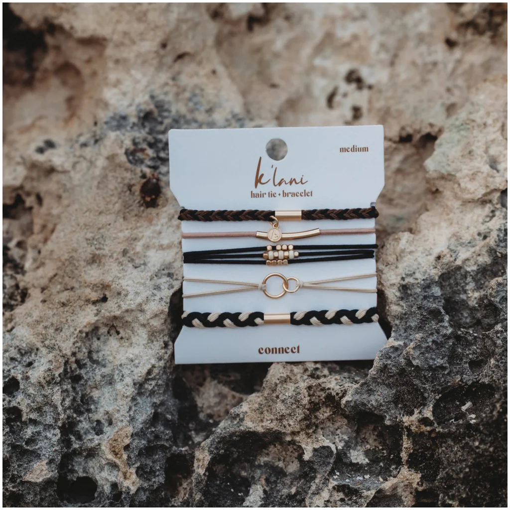 K Lani : Large Connect Hair Tie Bracelets - Image 2
