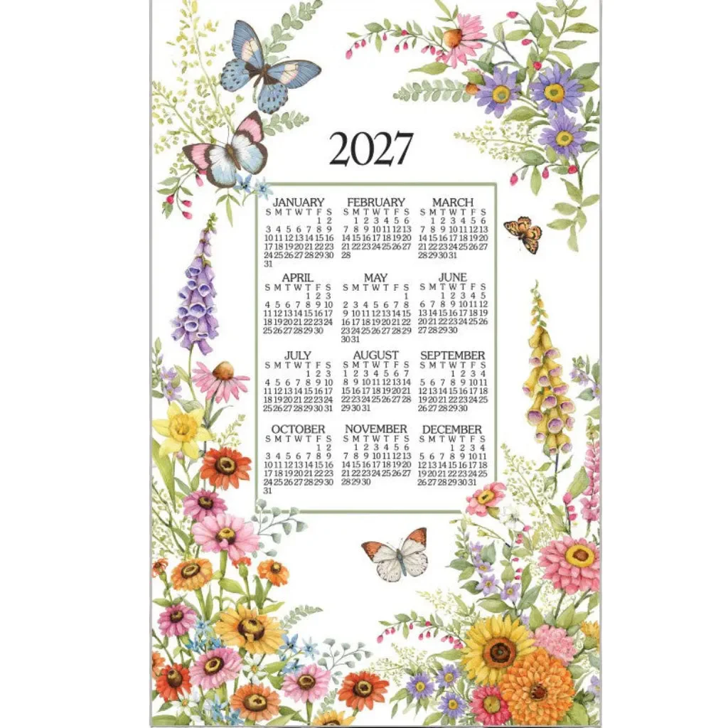 Kay Dee : Calendar Towel, Garden Walk - 2027