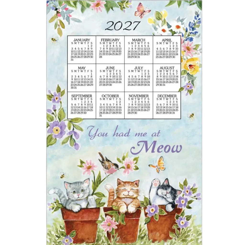 Kay Dee : Calendar Towel, Sweet Kitties - 2027