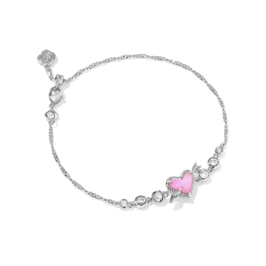 Kendra Scott : Ari Heart Arrow Gold Tennis Bracelet