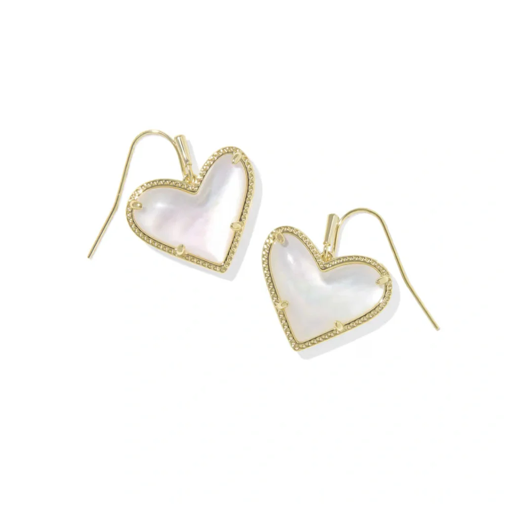 Kendra Scott : Ari Heart Statement Drop Earrings