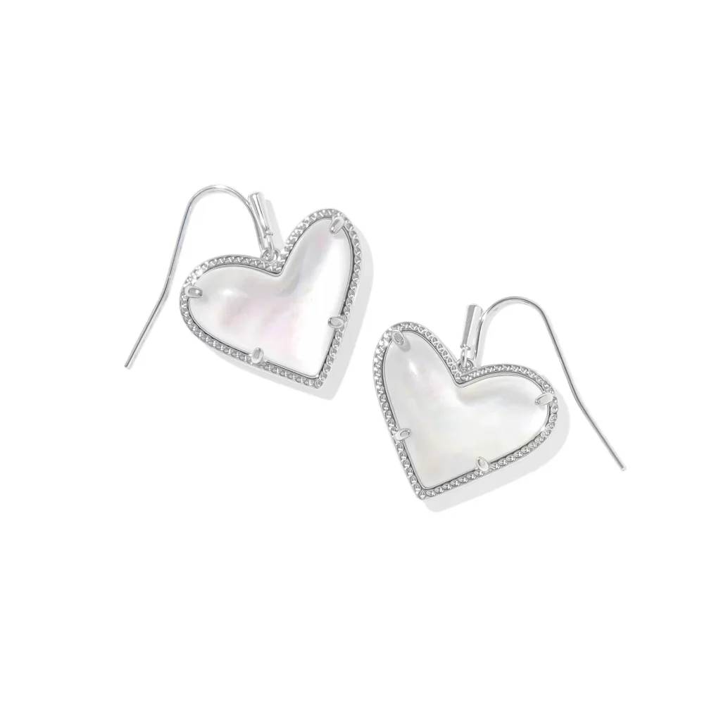 Kendra Scott : Ari Heart Statement Drop Earrings - Image 2