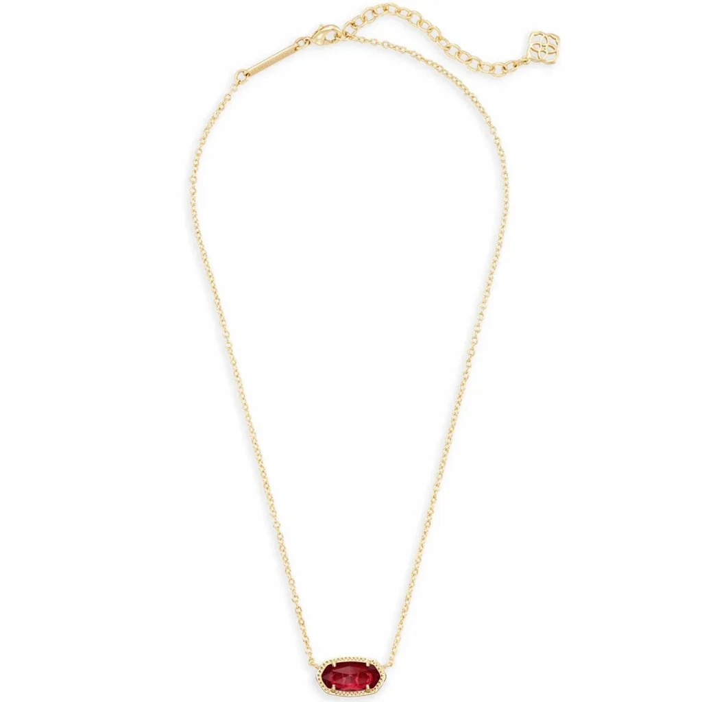 Kendra Scott : Elisa Pendant Necklace in Berry - Image 2