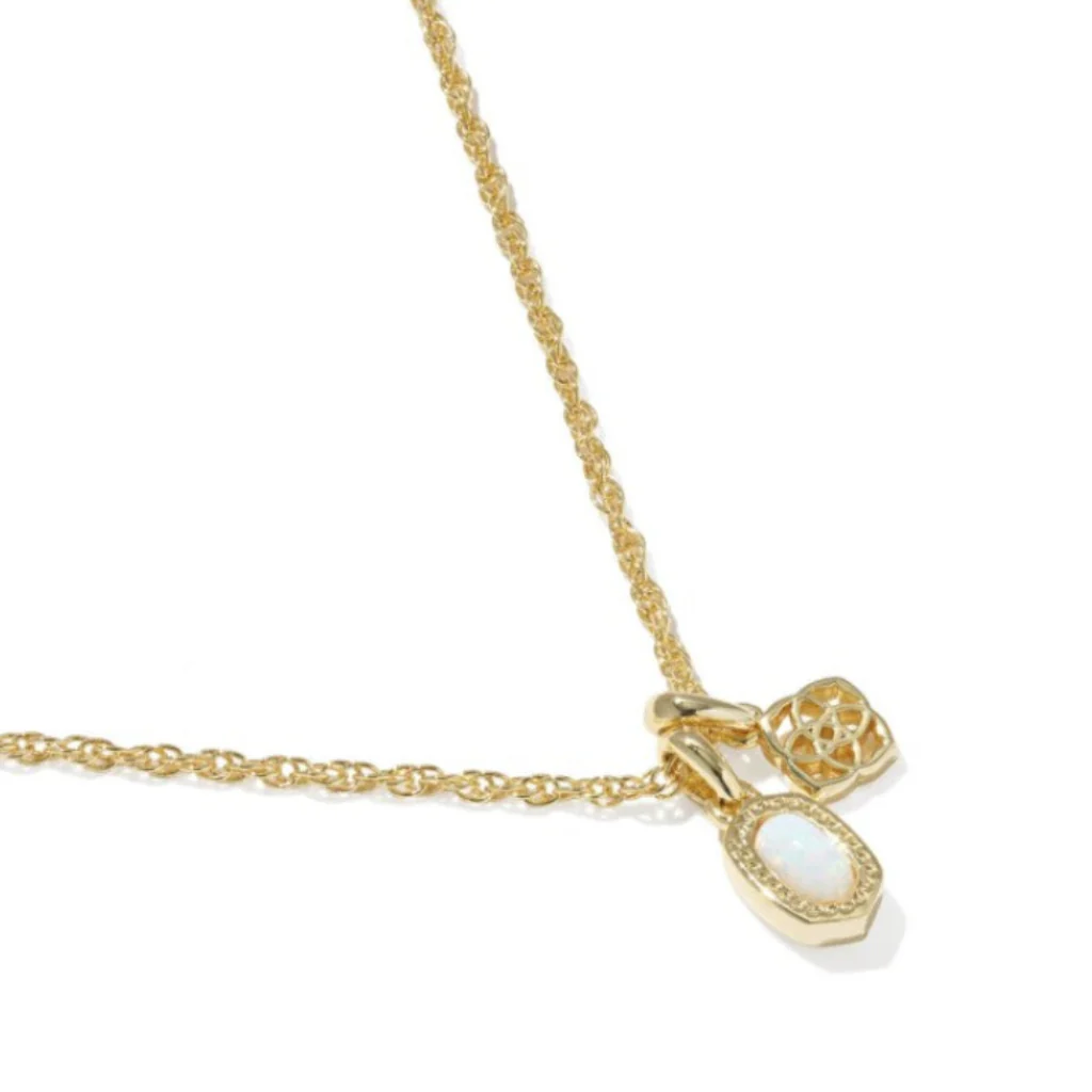 Kendra Scott : Mini Elisa Dira Gold Necklace - Image 2