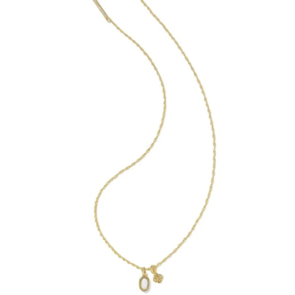 Kendra Scott : Mini Elisa Dira Gold Necklace - Image 3