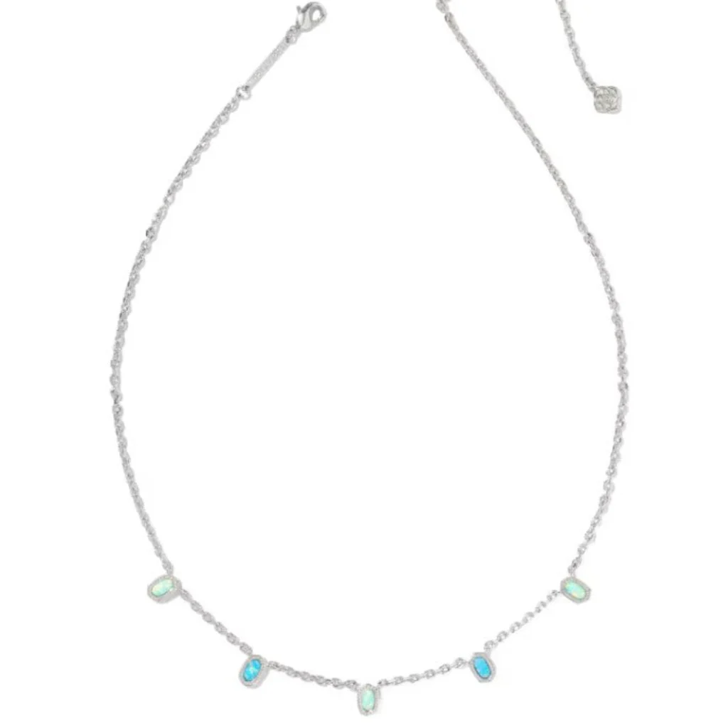 Kendra Scott : Mini Elisa Silver Strand Necklace