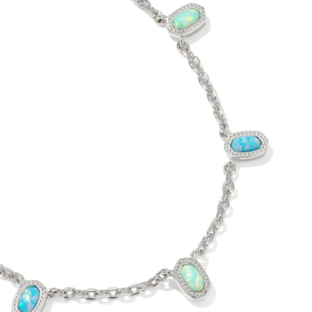 Kendra Scott : Mini Elisa Silver Strand Necklace - Image 3