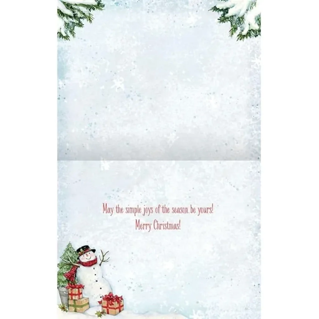 Lang : Snowman's Farmhouse Christmas Boxed Cards - Image 3