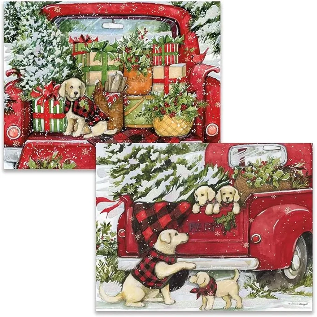 Lang : Puppies & Presents Assorted Boxed Cards