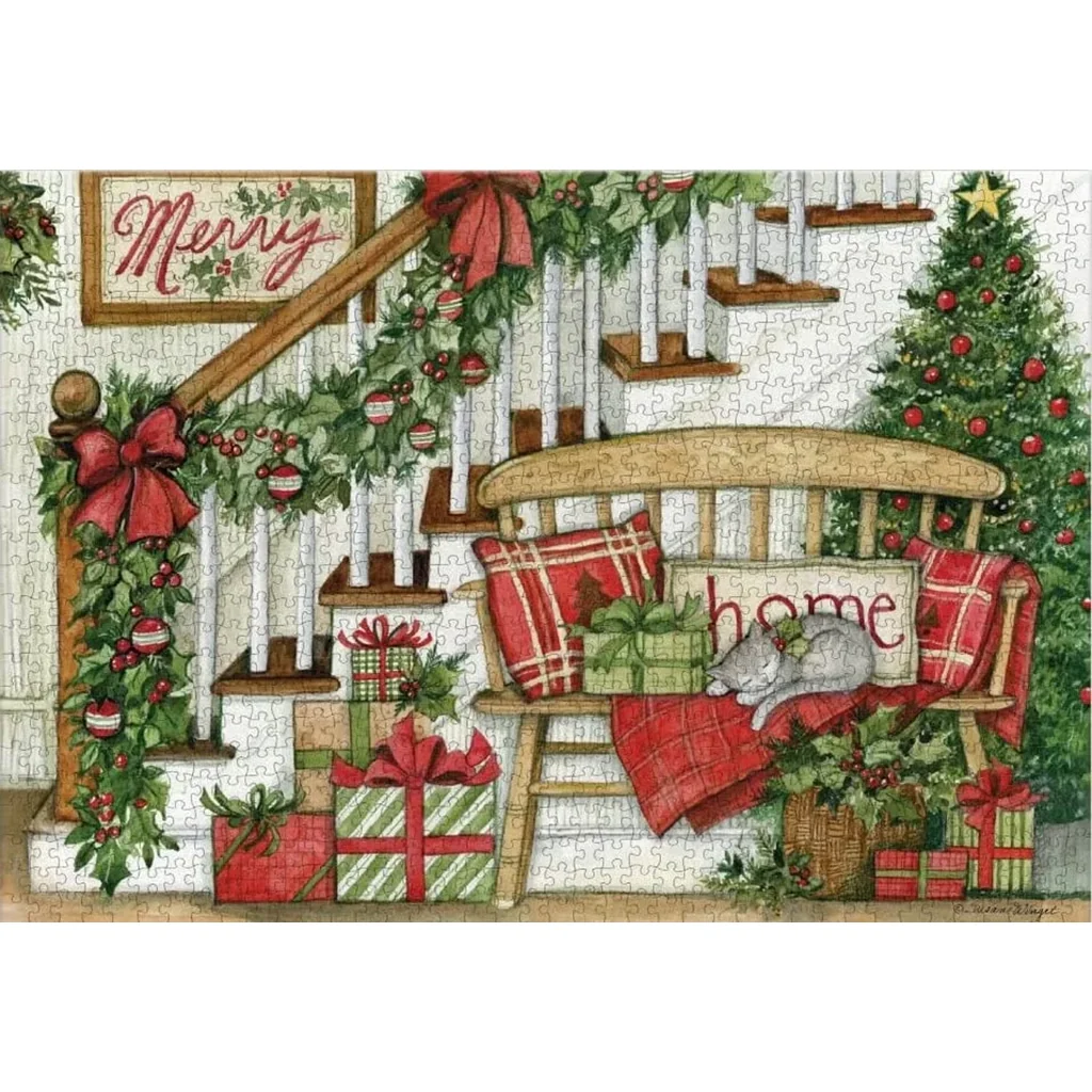 Lang : Deck the Halls 1000 Pieces Puzzle - Image 2