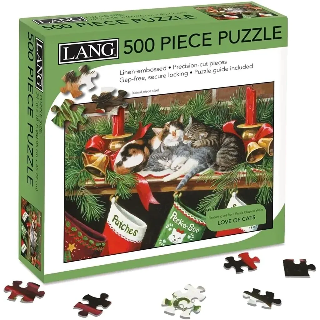 Lang : Waiting for Santa Puzzles 500 Pieces Puzzle