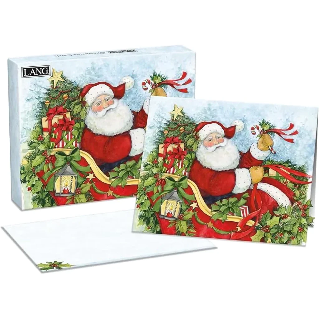 Lang : Santa's Coming To Town Boxed Cards