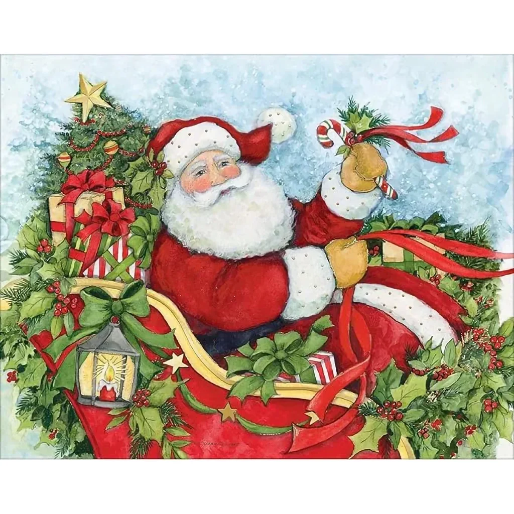 Lang : Santa's Coming To Town Boxed Cards - Image 3