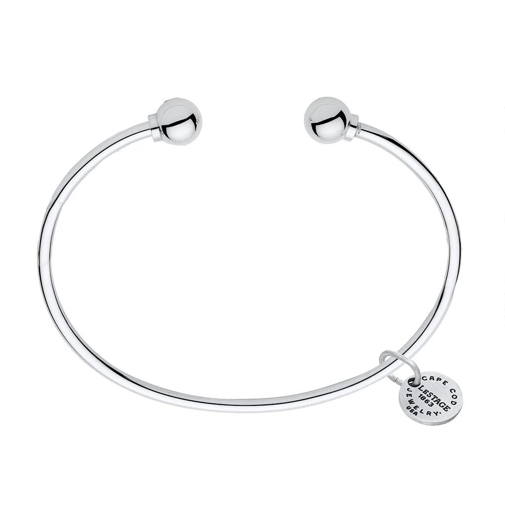 Cape Cod : Double Ball Cuff - Silver