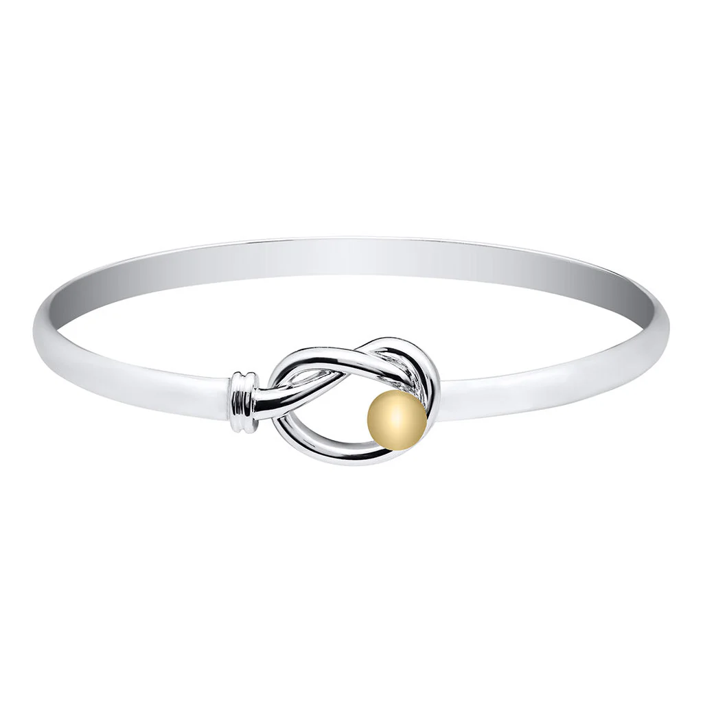 Cape Cod : Love Knot Bracelet - Two Tone