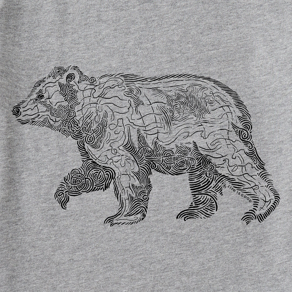 Life Is Good : Fineline Bear Tee - Image 2
