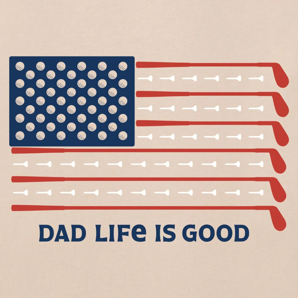 Life Is Good : Men's Dad Life T-Shirt - Image 4