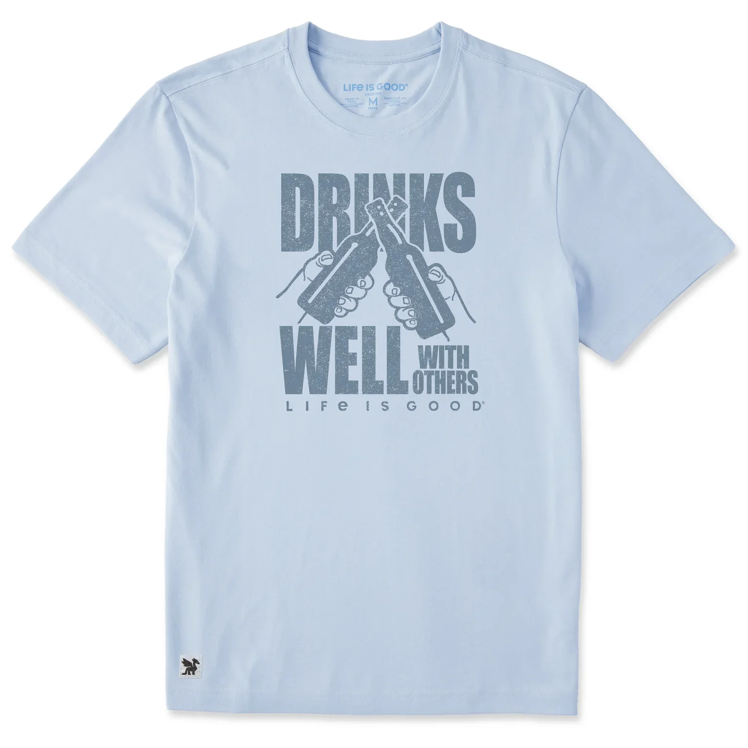 Life Is Good : Men's Drinks Well T-Shirt - Image 3