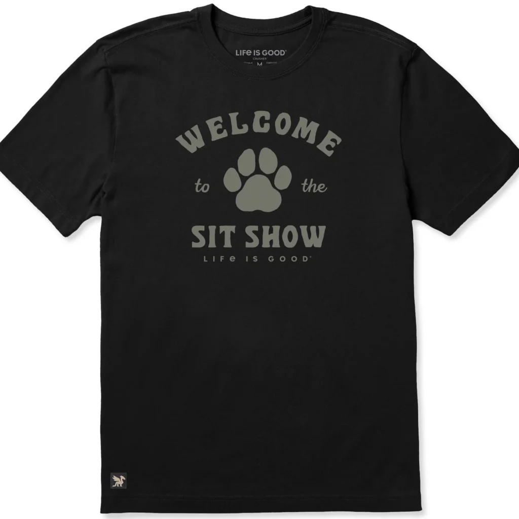 Life Is Good : Men's Sit Show Paw T-Shirt