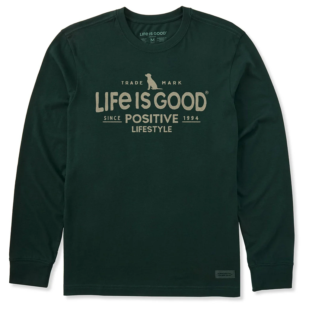 Life Is Good : Positive Lifestyle Long Sleeve Tee - Men's