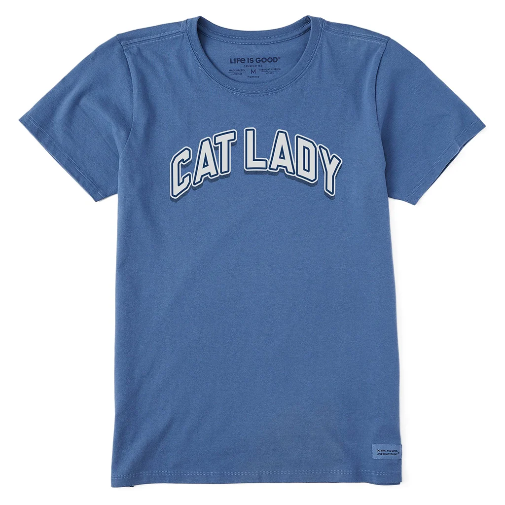Life Is Good : Women's Cat Lady Tee - Short Sleeve