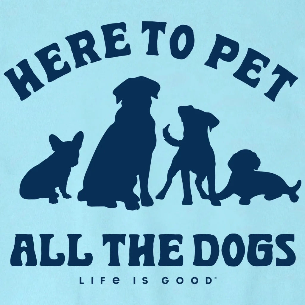 Life Is Good : Women's Pet All the Dogs T- Shirt - Image 2