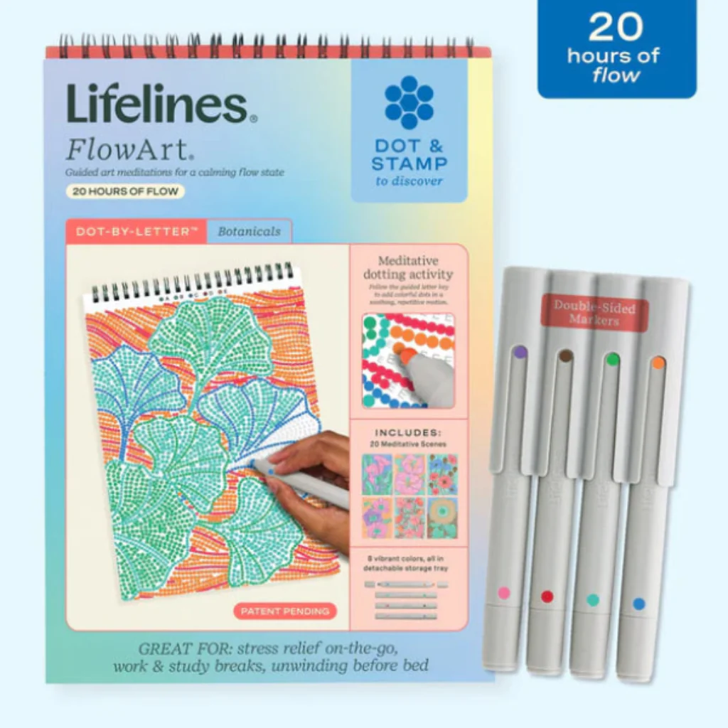 Lifelines : FlowArt Dot-By-Letter Botanicals