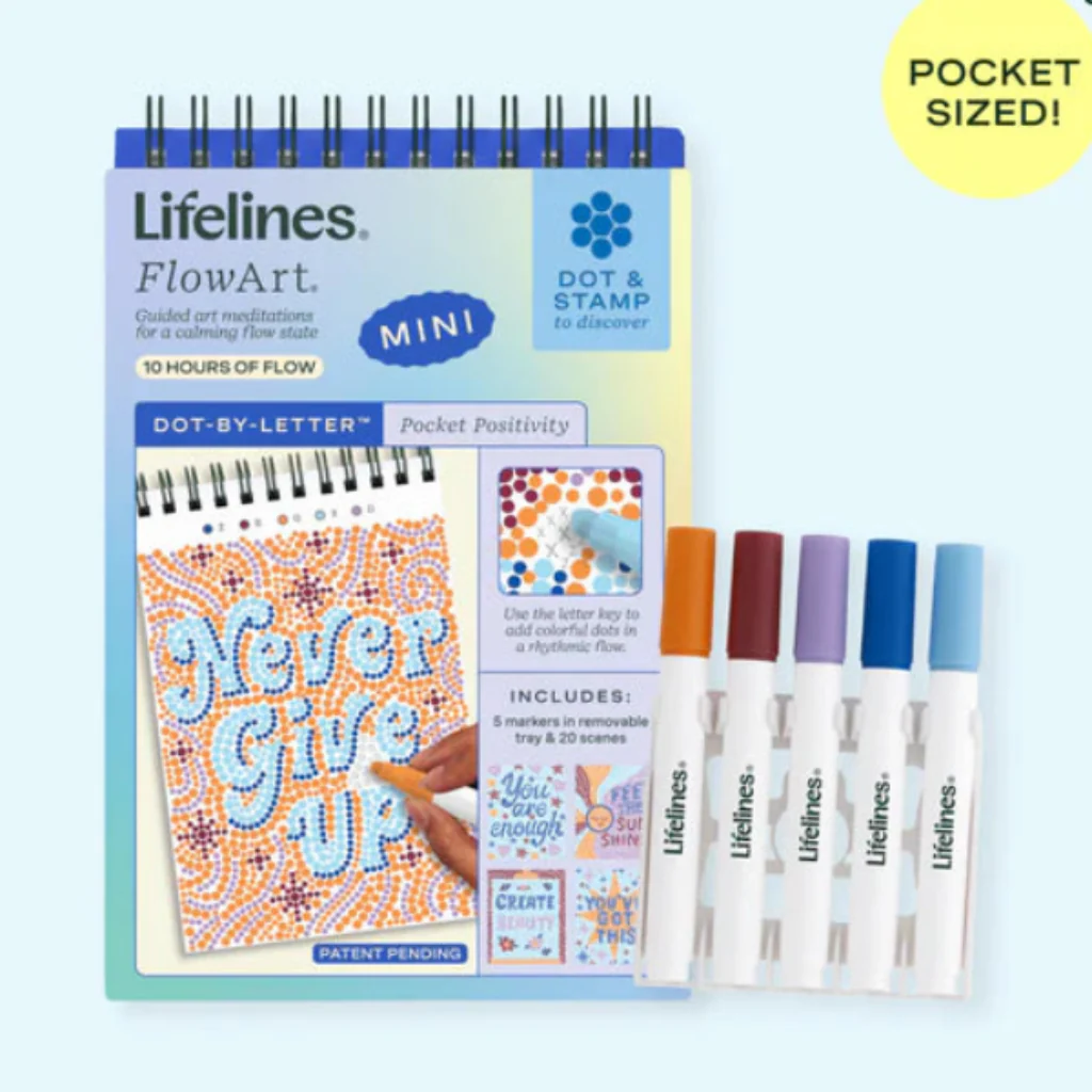 Lifelines : FlowArt Mini Dot-by-Letter Pocket Positivity - Image 2