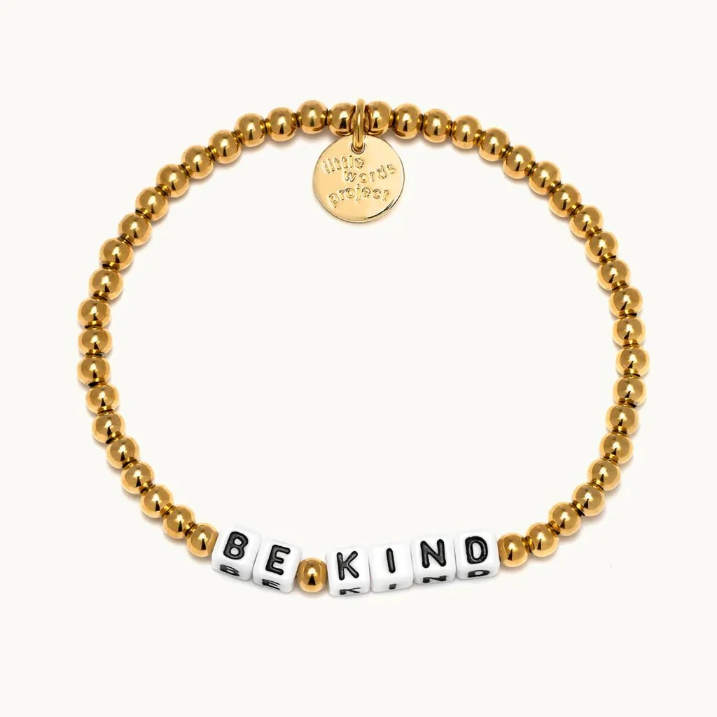 Little Words Project : Be Kind- Waterproof Gold Bracelet - S/M