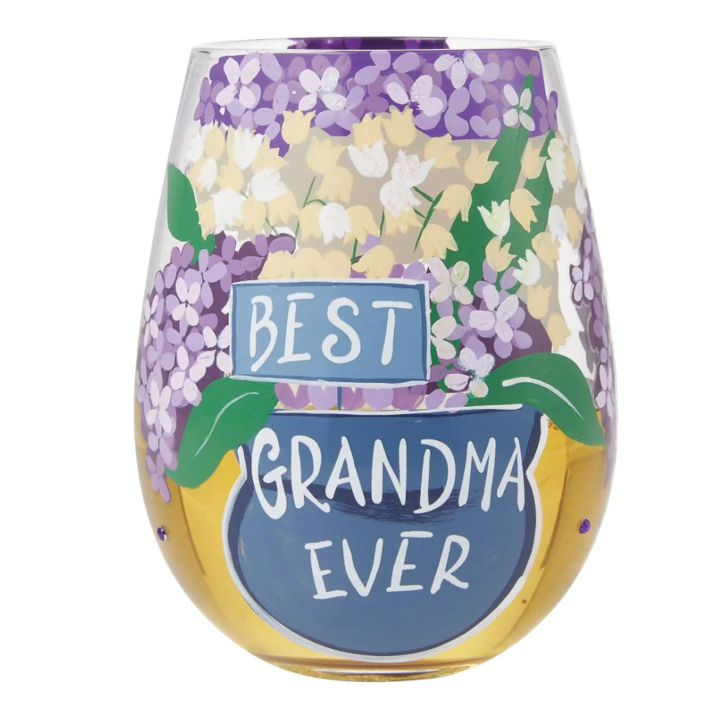 Lolita : Best Grandma Ever Stemless Wine - Image 2