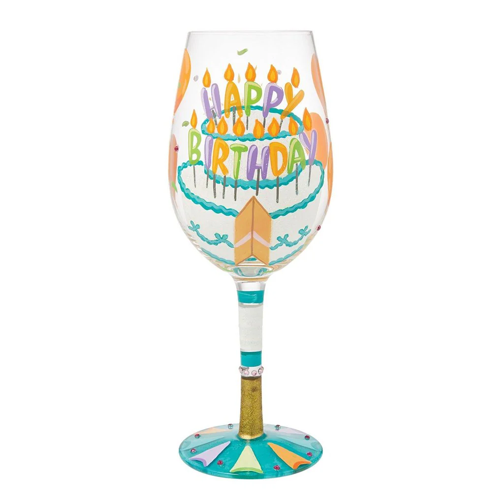 Lolita : Birthday Slice Wine Glass