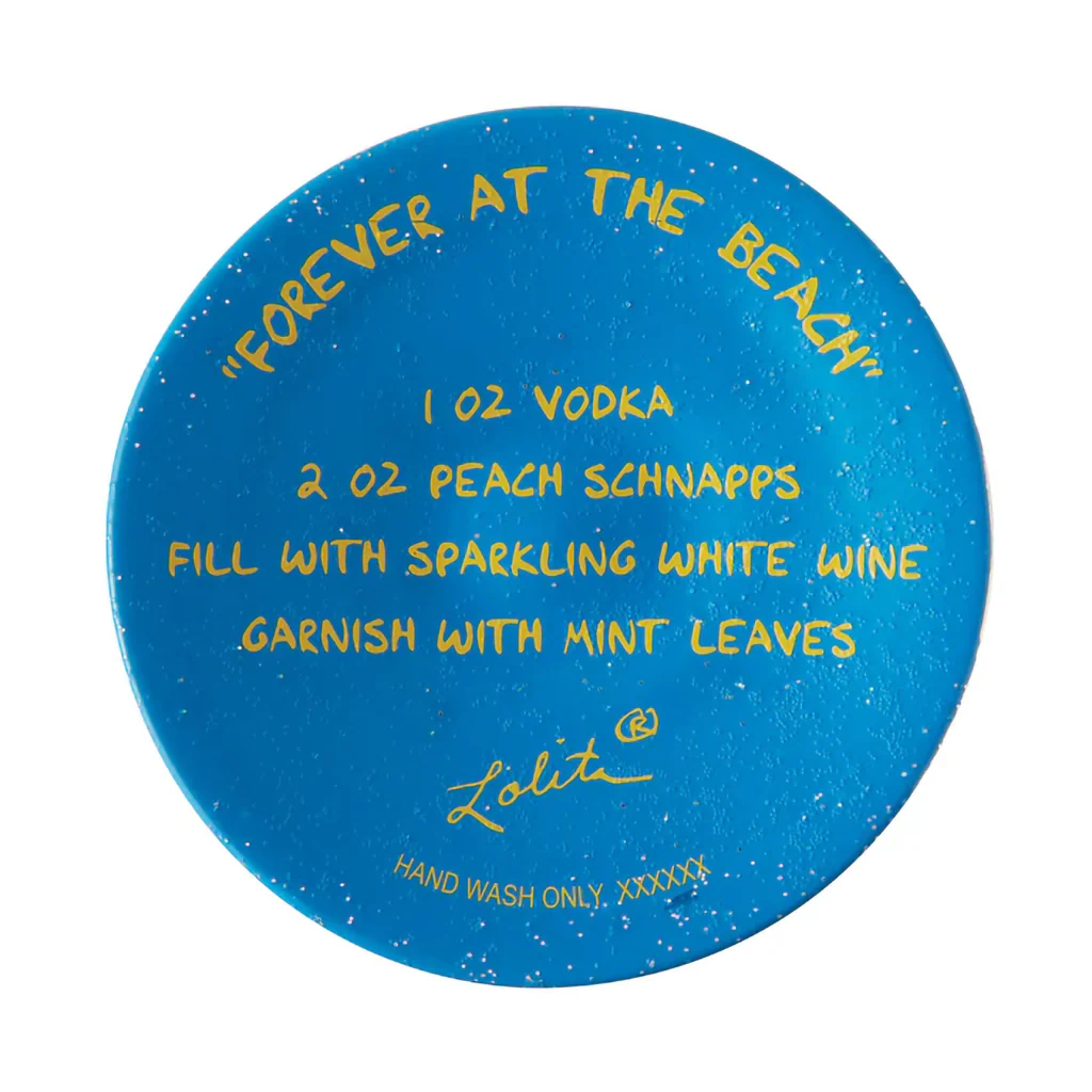 Lolita : Forever at the Beach Wine Glass - Image 4