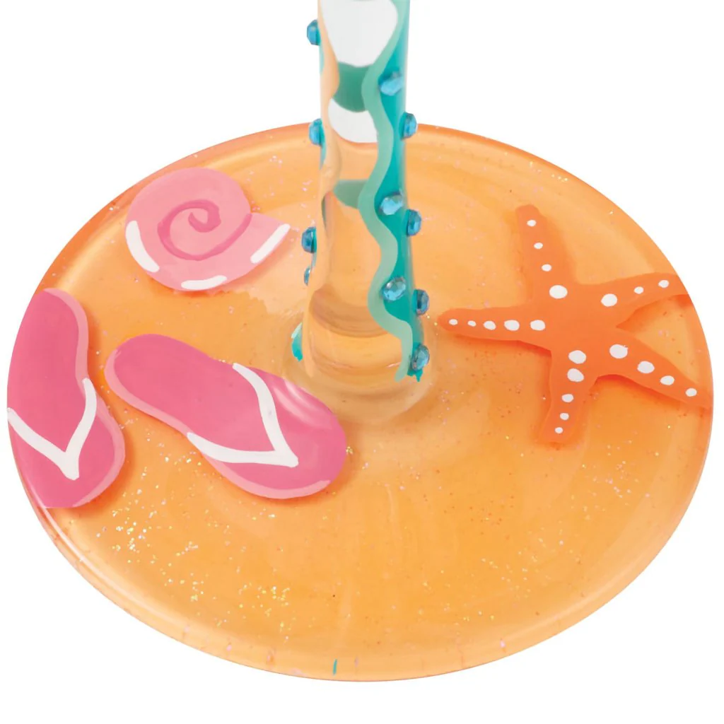 Lolita : Life At The Beach Wine Glass - Image 2