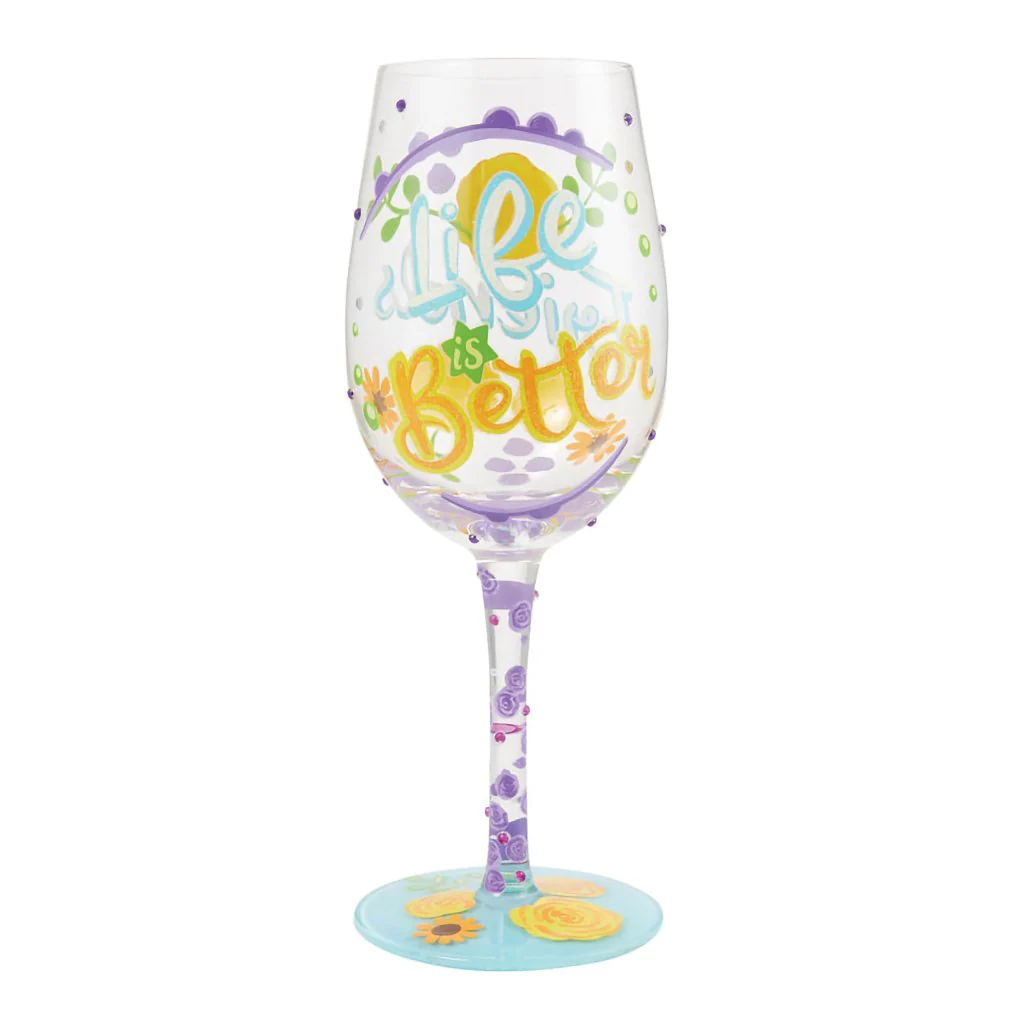 Lolita : Life with Friends Wine Glass - Image 9