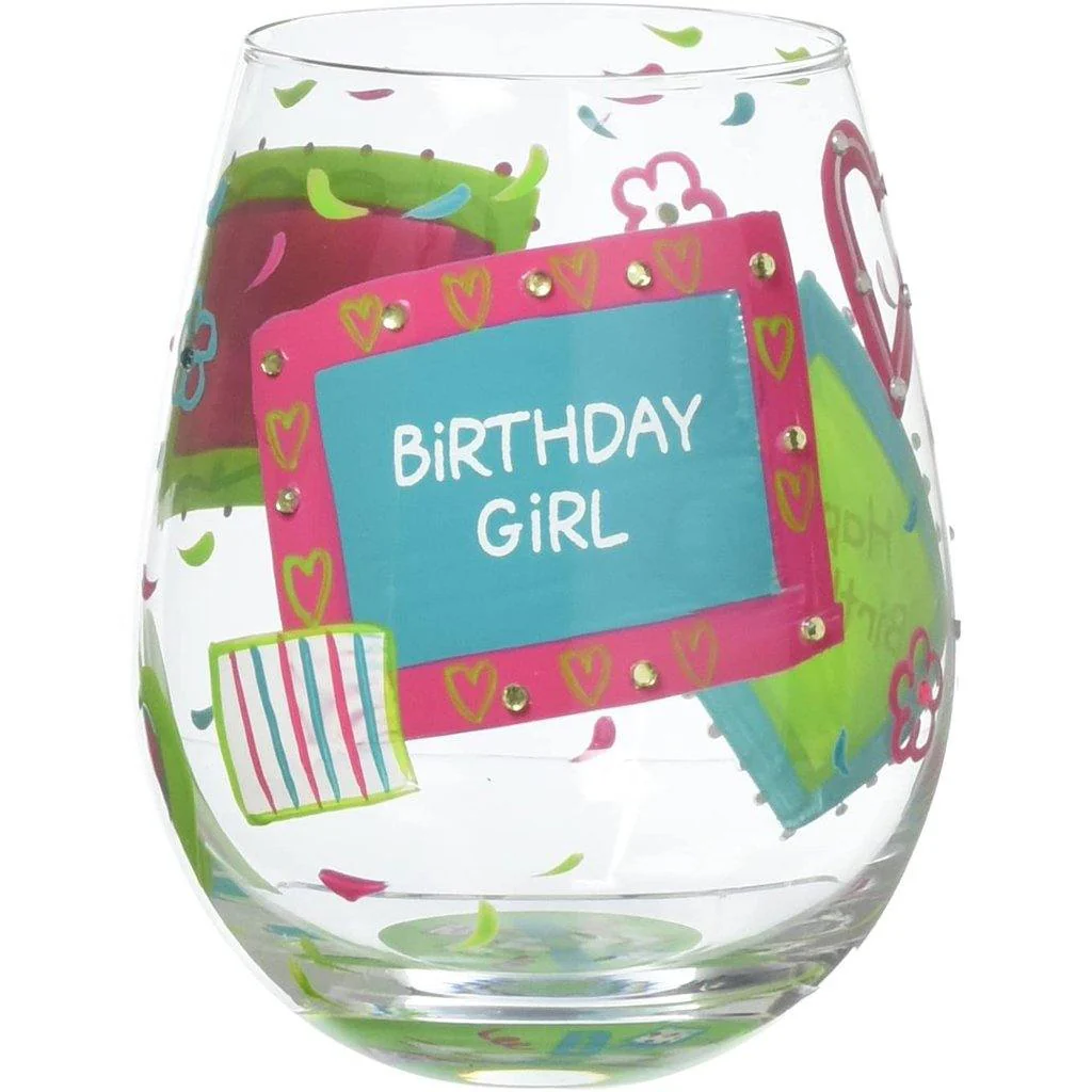 Lolita : Stemless Glass Birthday Girl - Image 3