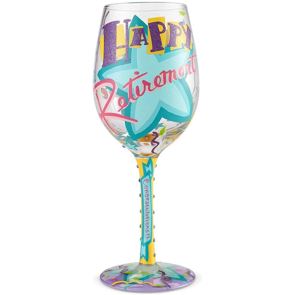 Lolita : Wine Glass - Happy Retirement - Image 4