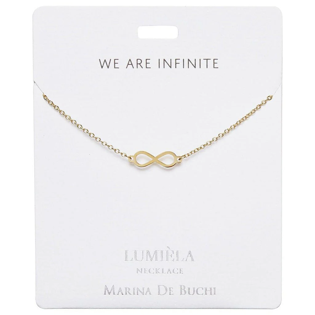 Lumiela Necklace: "we are infinite" - Infinity