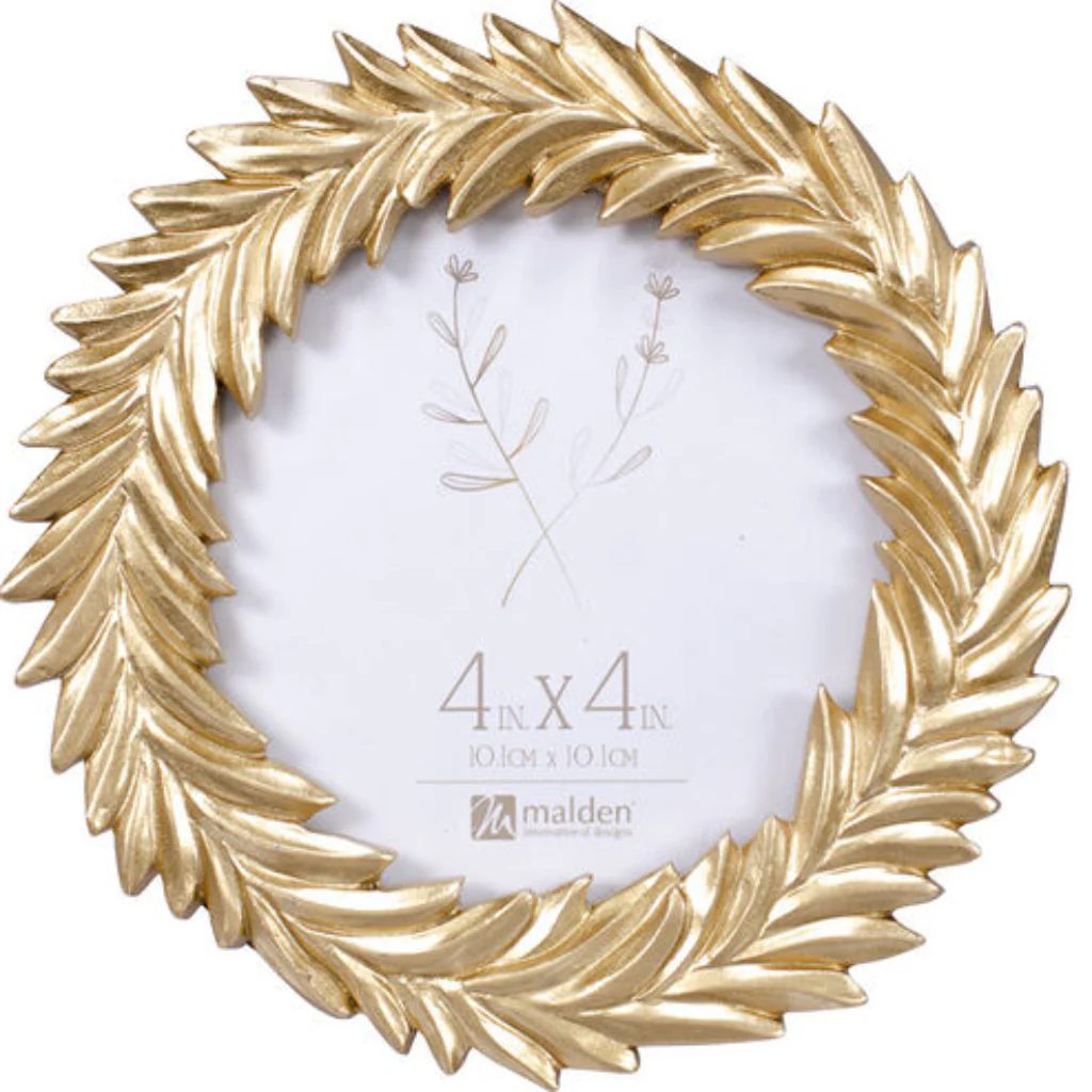 Malden : 4x4 Round Gold Leaf
