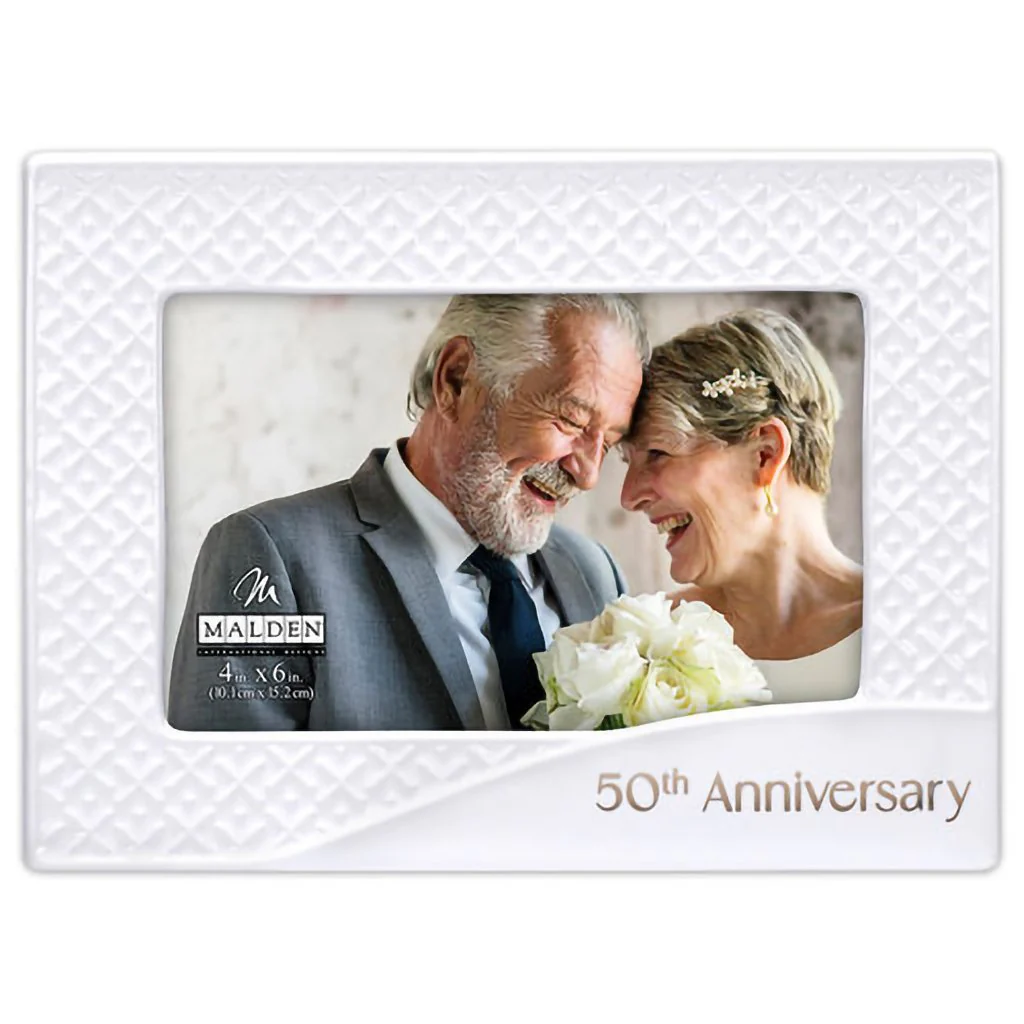 Malden : 50th Anniversary Photo Frame- 4x6
