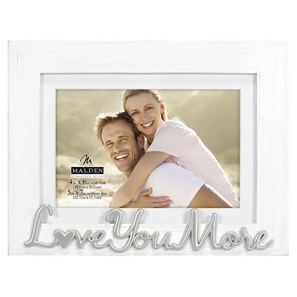 Malden : Love You More Photo Frame - 4X6 or 5X7 - Image 2