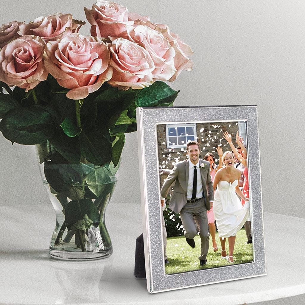 Malden : Alexis-Glitter Metal  Photo Frame - 4x6 - Image 3