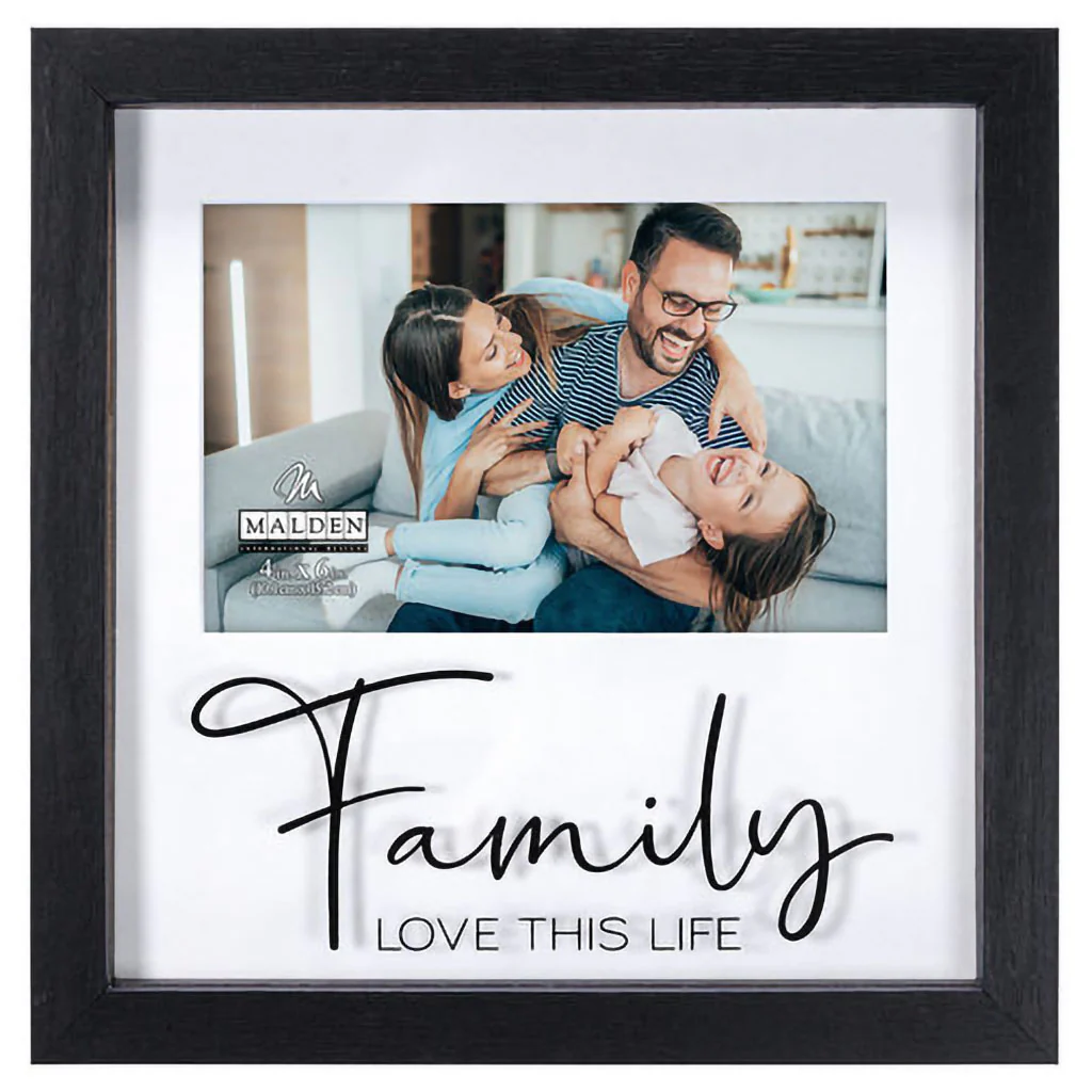 Malden : Family Love This Life Photo Frame - 4x6