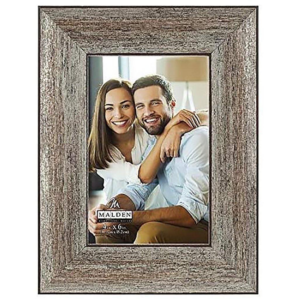 Malden : Silver and Bronze Photo Frame - 4x6