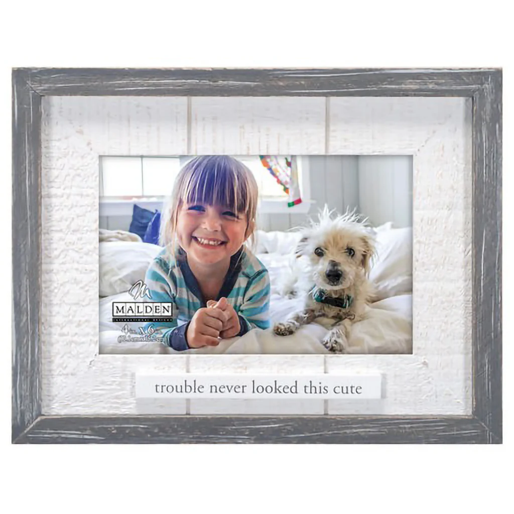 Malden : Trouble Never Looked So Cute Photo Frame - 4x6